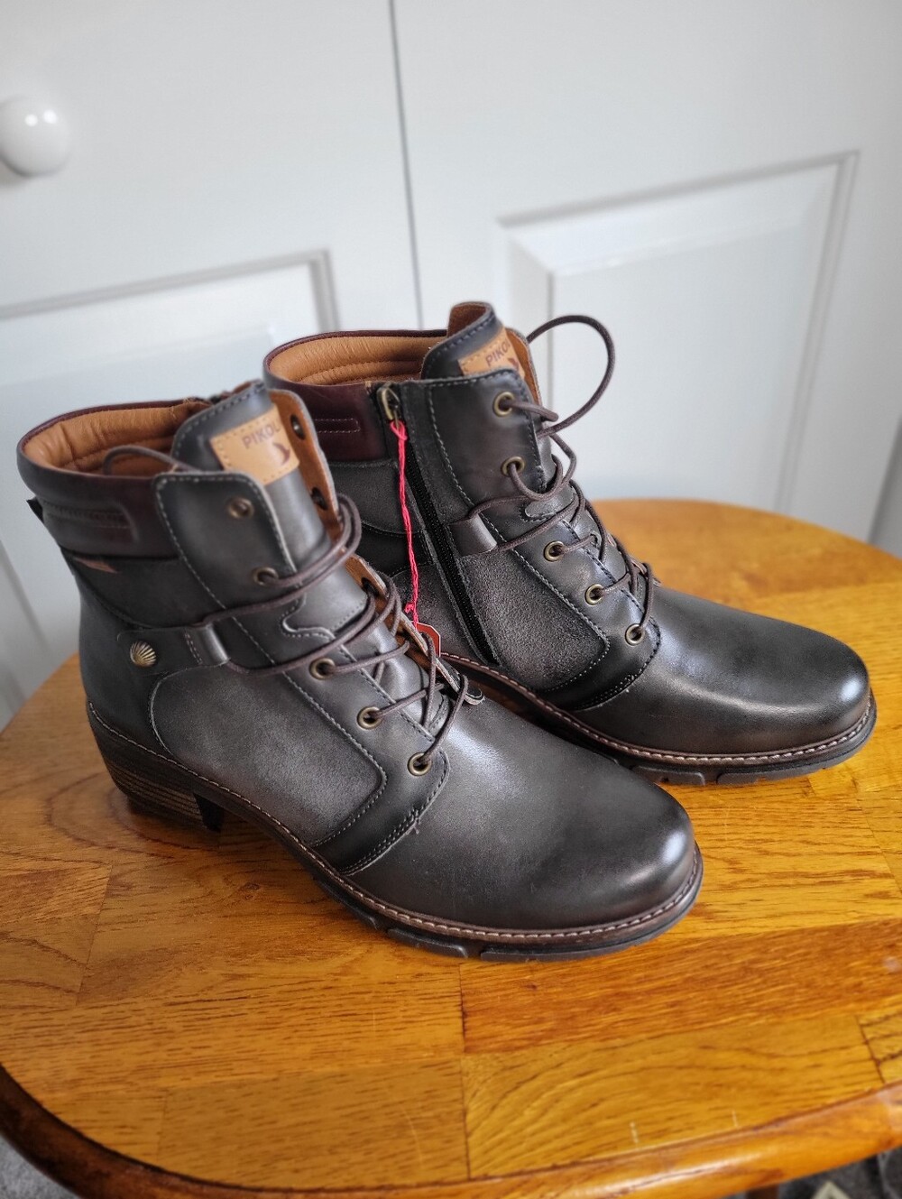 Womens PIKOLINOS San Sebastian Leather Lace-Up Ankle Boots - Picture 2 of 7